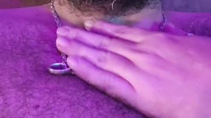 Daddy is scratching
