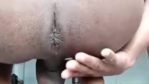 black asshole cock